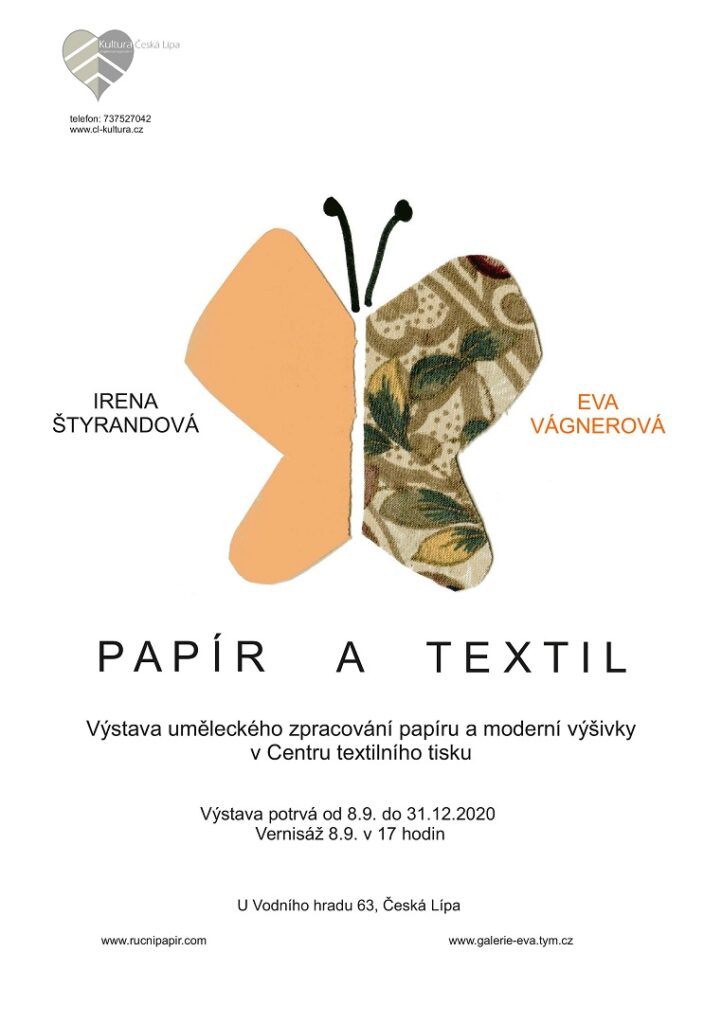 PAPÍR A TEXTIL (8. 9. – 31. 12. 2020)