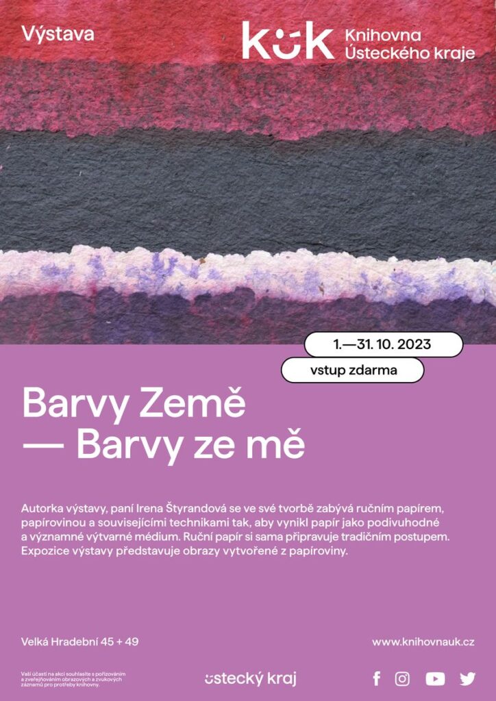 BARVY ZEMĚ – Barvy ze mě, Knihovna Ul (1. – 31. 10. 2023)